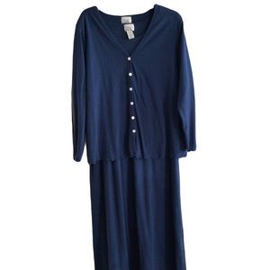 ONLY NECESSITIES 2PC Jacket Dress Size 1X Fits 22/24